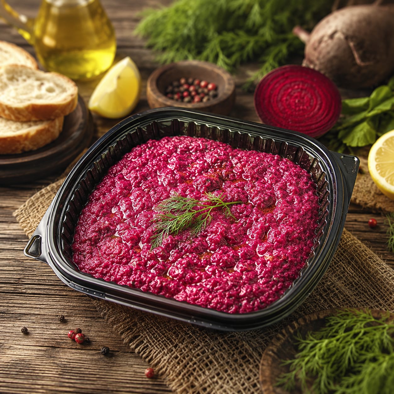 سلطة بطارخ رنجة بالبنجر 250gm